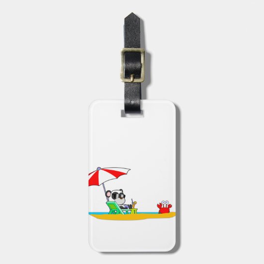 Panda Bagagelabel (Voorkant verticaal)