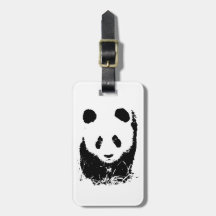 Panda Bagagelabels
