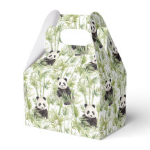 Panda bamboe gunst box
