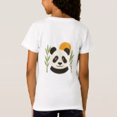Panda Bamboe Kinder T-Shirt (Achterkant)
