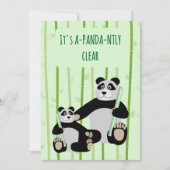Panda Bamboe Moederdag Feestdagenkaart (Voorkant)