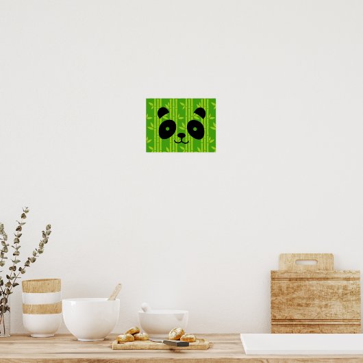 panda_bamboe poster (Keuken)