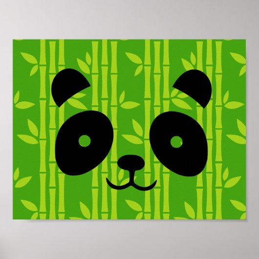 panda_bamboe poster (Voorkant)