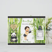 Panda Bamboe Thema Baby Jongen Chip Zak (Staand voorkant)