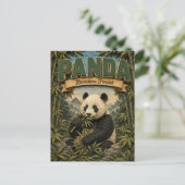 Panda Bamboebos POPCUT Briefkaart (Staand voorkant)