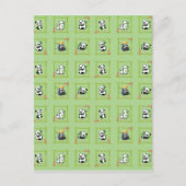 Panda Bamboo Bear Briefkaart (Voorkant)