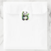 Panda Bamboo Knuffel Sticker (Tas)