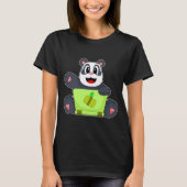Panda Bamboo Laptop T-shirt (Voorkant)