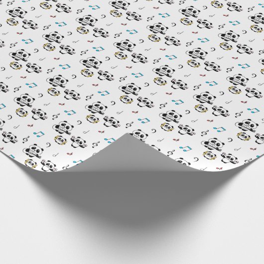 Panda Band - 1000Pandas door Amanda Roos Cadeaupapier (Hoek)