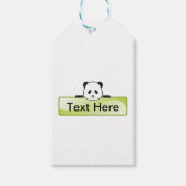 Panda Banner Cadeaulabel (Voorkant)