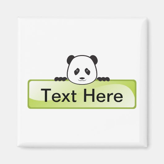 Panda Banner Magneet (Voorkant)