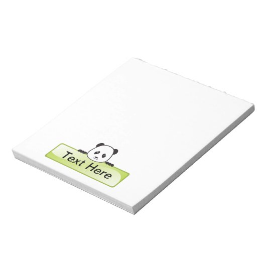 Panda Banner Notitieblok (Linkerzijde)