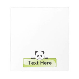 Panda Banner Notitieblok