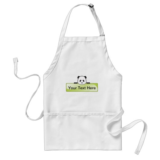 Panda Banner Standaard Schort (Voorkant)