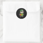 Panda Basketbal 67 Gen Alpha Slang Srts Mannen Jon Ronde Sticker (Tas)