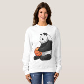 Panda Basketball speler Basketball Trui (Voorkant volledig)