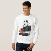 Panda Basketball speler Basketball Trui (Voorkant volledig)