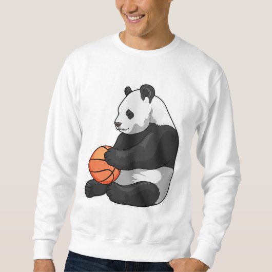 Panda Basketball speler Basketball Trui (Voorkant)