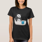 Panda Bathe Bathtub T-shirt (Voorkant)