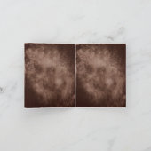 Panda Bear and cute cloud friend card dark grungy Kaart (Binnen)