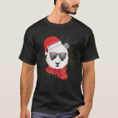 Panda Bear Christmas T-shirt (Voorkant)