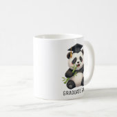 Panda Bear Graduation Personalized Koffiemok (Voorkant rechts)