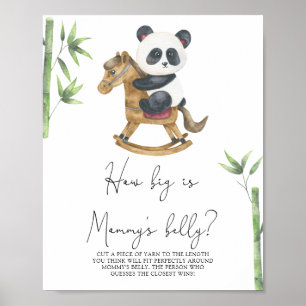 Panda Bear - Hoe groot is mama's buik spel Poster