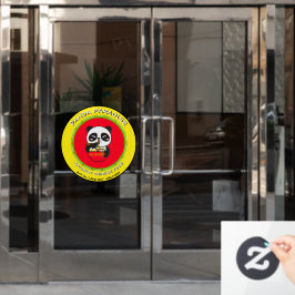Panda Bear Noodles Chinees Restaurant aanpassen  Raamsticker