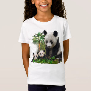 Panda Bears meisjes T-shirts