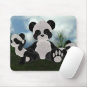Panda Bearz Sunny Day Mousepad Muismat (Met muis)
