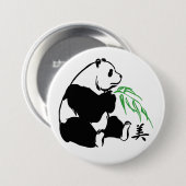 Panda Beauty Ronde Button 7,6 Cm (Voorkant /achterkant)