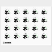 Panda Beauty Ronde Sticker (Vel)