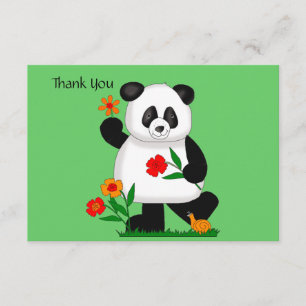 Panda bedankkaart