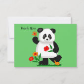 Panda Bedankt Card (Voorkant)