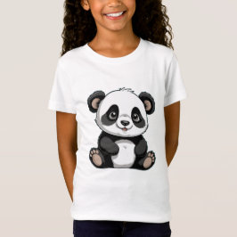 Panda bedrukt T-shirt