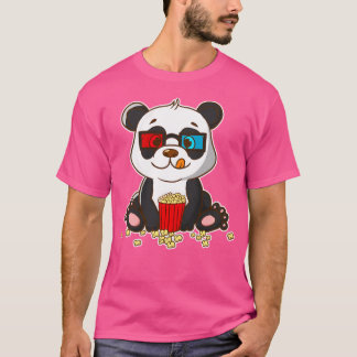 Panda Beer 3D bril Movie Buff T-shirt