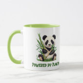 Panda Beer aangedreven door planten Mok (Links)