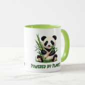 Panda Beer aangedreven door planten Mok (Voorkant rechts)