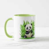 Panda Beer aangedreven door planten Mok (Links)