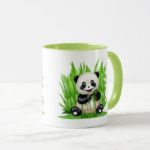 Panda Beer aangedreven door planten Mok (Voorkant rechts)