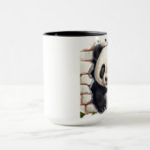 Panda beer achtergrond mok (Midden)