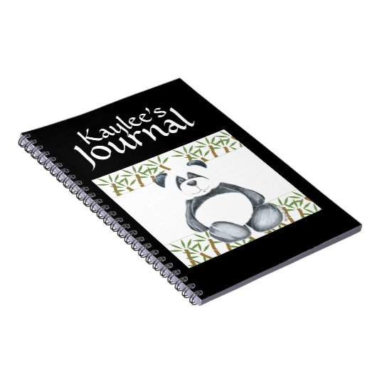 Panda Beer Afbeelding Notitieboek (Rechterzijde)