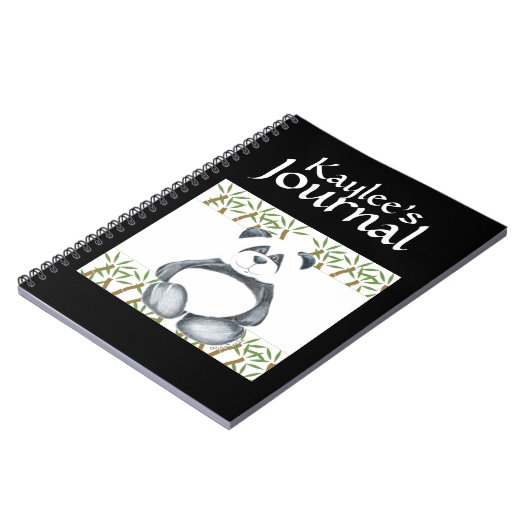 Panda Beer Afbeelding Notitieboek (Linkerzijde)