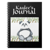 Panda Beer Afbeelding Notitieboek (Voorkant)