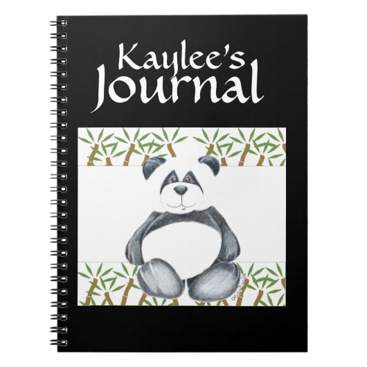 Panda Beer Afbeelding Notitieboek (Voorkant)