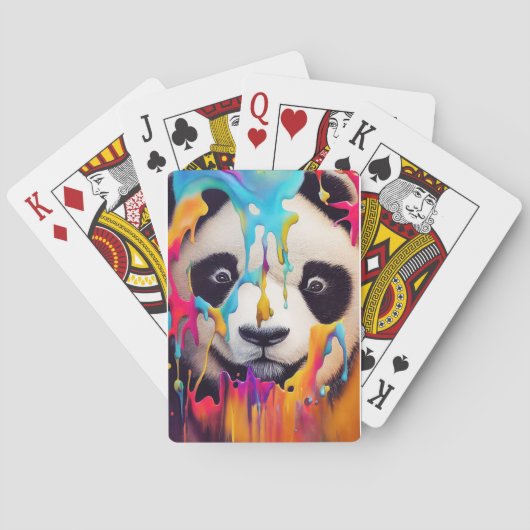 Panda Beer Animal Discovery Adventure Natuur Pokerkaarten (Achterkant)