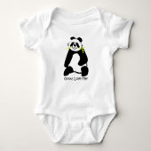Panda Beer baby Romper (Voorkant)