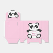 Panda Beer Baby shower Bedankdoosjes (Uitgevouwen)