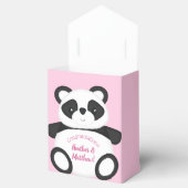 Panda Beer Baby shower Bedankdoosjes (Geopend)