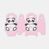 Panda Beer Baby shower Bedankdoosjes (Uitgevouwen)